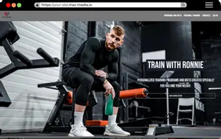 Personal trainer site template